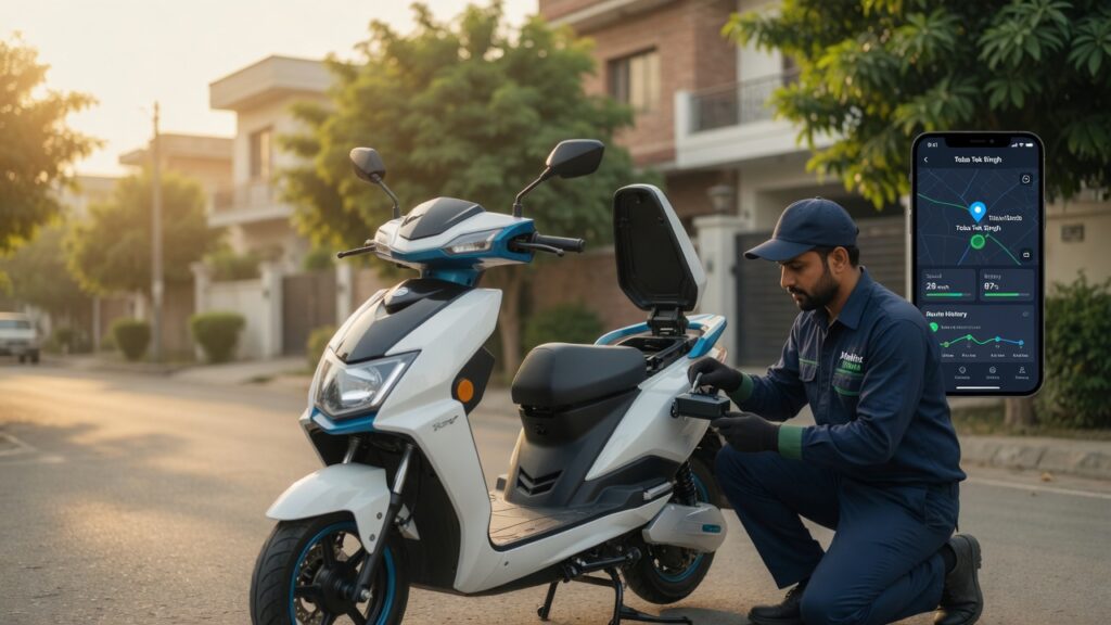 EV Scooty GPS Tracker
